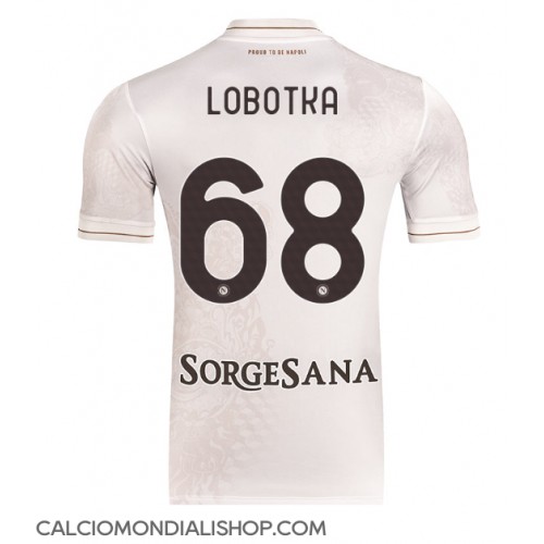 Maglie da calcio SSC Napoli Stanislav Lobotka #68 Seconda Maglia 2025-26 Manica Corta